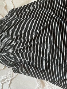 CALIA by Carrie Underwood Black and White Striped Tank Top